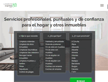 Tablet Screenshot of limpiezasexpress.com